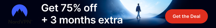 Get 75% off NordVPN and 3 extra months